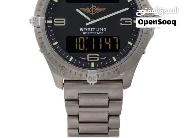 ساعة بريتلينغ سويسري تيتانيوم