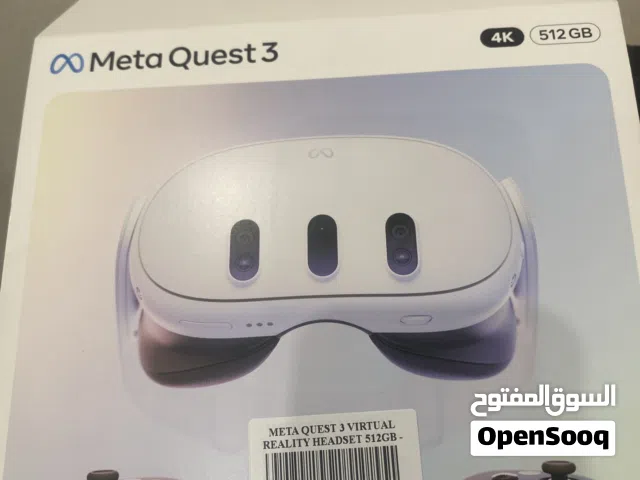 للبيع ميتا كويست 3 الجديدة مواصفاتها 4k 512 جيجا