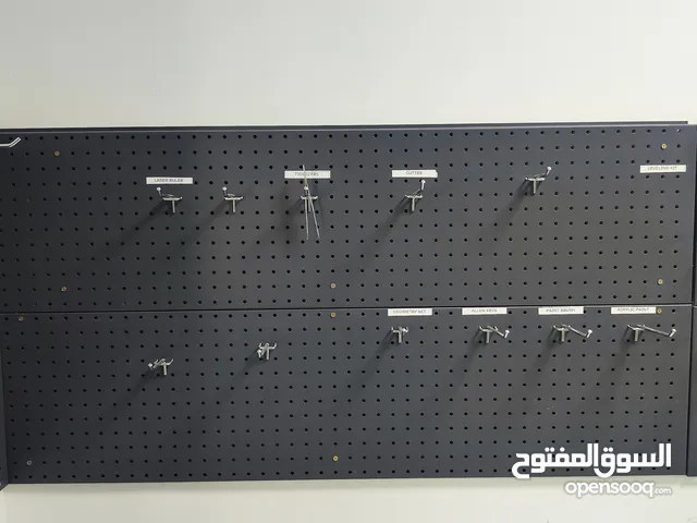 pagboard steel with holder للبيع شيلف ستيل مع الاكسسوارات