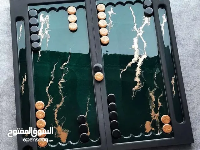 بيع 12 قطعة من طاولة الطاولة منحوتة من خشب الجوز الطبيعي ومصنوعة من جذر جوز قطعة وحدة **Backgammon**