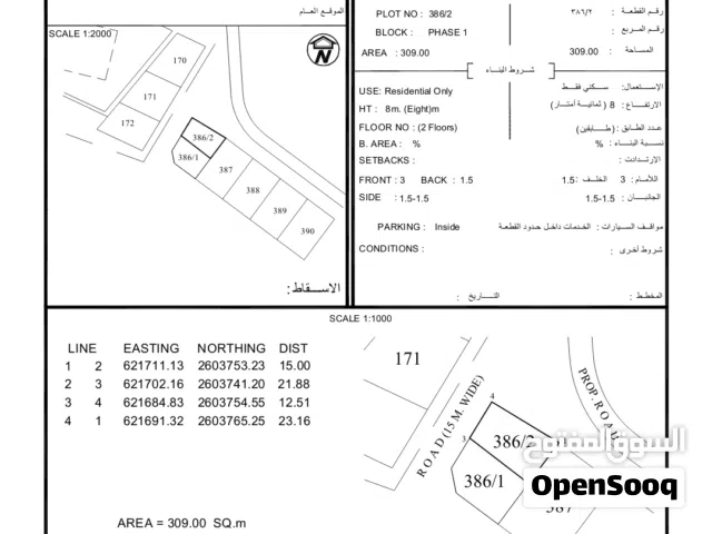 Residential Land for Sale in Muscat Rusail