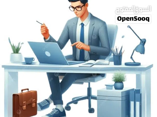 مكتب مدير للعمل او الدراسه
