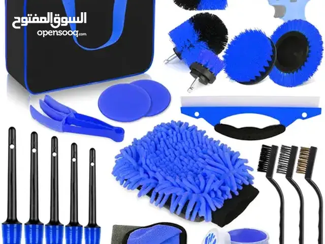 29 pcs Car cleaning brush kit,cleaning wheel,interior, exterior,leather,dashboard