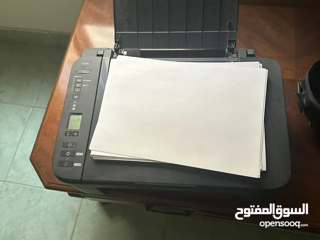 طابعه من شركه كانون باللون الاسود استعمال 6 اشهر لاغير الطابعه باحسن جوده ولايجود ولاخراب للبيع 8فقط