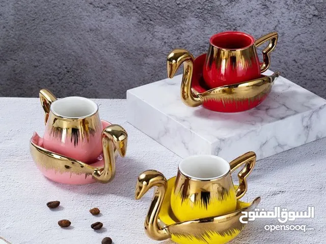 طقم فناجين شكل البجعه