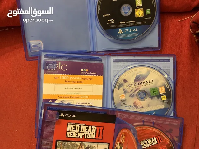 الاربع دسكات بس ع100 شيكل العاب ps4
