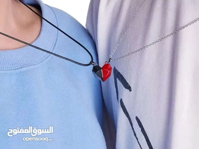 سلسال الكابلز والصداقة – تصميم القلب المغناطيسي (قطعتين)