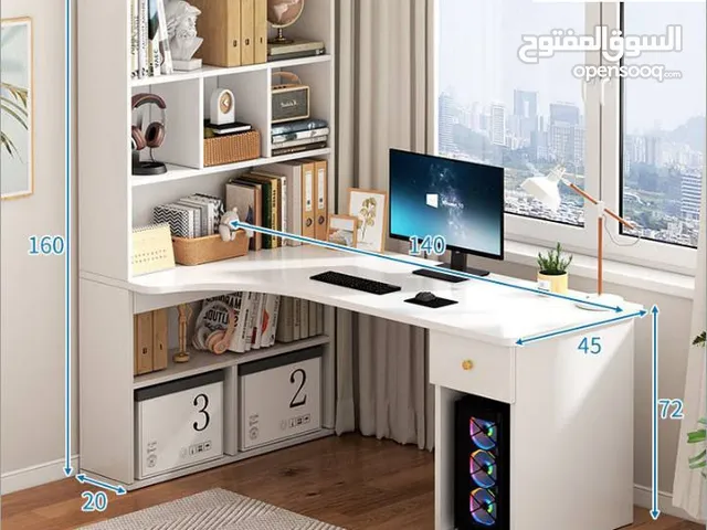 مكتب واحد مصمم للعمل والدراسة