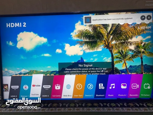 للبيع شاشه LG Smart TV UHD 55 4k بحال الوكاله مش مصلحه طبعا الشاشه مواصف عاليه جدا  سعرها من الاخر 2