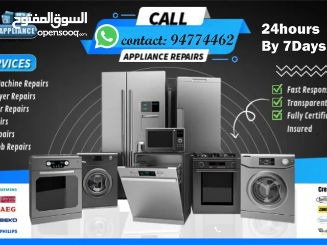 All type Ac Fridge Automatic washing Machine service and repairRefrigerator fridges & chiller freeze