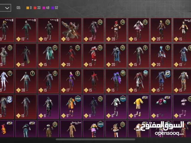 Pubg Accounts and Characters for Sale in Southern Governorate