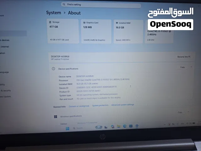 Windows HP for sale  in Basra