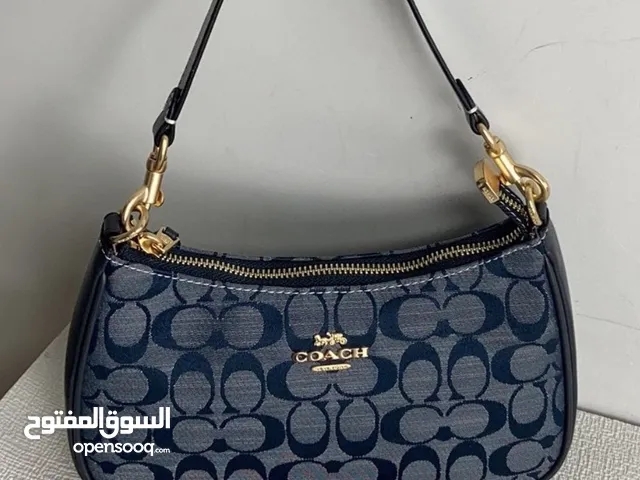 Coach denim hand bag