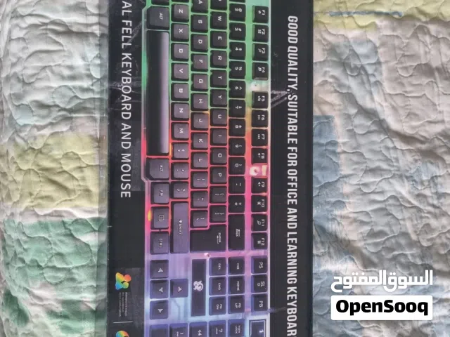 جديد كلياً - طقم كيبورد وماوس جيمنج F83 بالكرتونة BRAND NEW – F83 Gaming Keyboard and Mouse Set