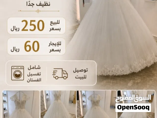 فستان زفاف ملبوس مره وحده فقط