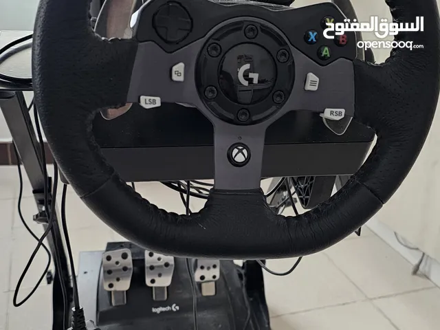 طقم محاكاة قيادة كامل - Logitech G923 متوافق مع الكمبيوتر و Xbox (دركسون + دعاسات + ناقل حركة قاعده
