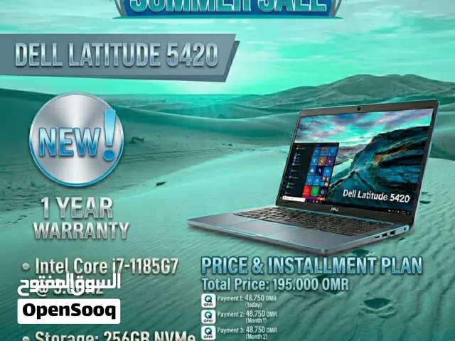 Dell Latitude 5420 Core i7-1185G7 @ 3.0GHz,16GB RAM,256GB NVMe SSD.