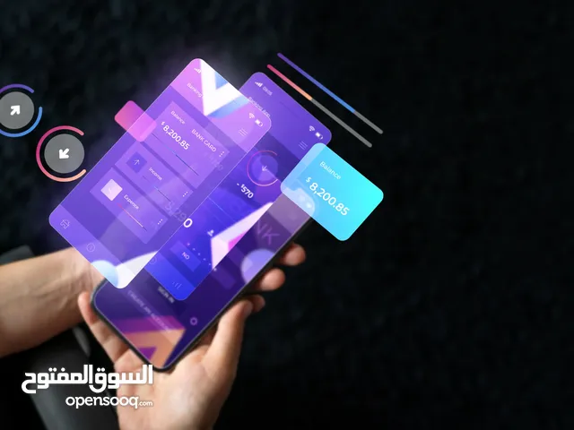 خدمات صناعة تطبيقات (IOS, Android) ومواقع إلكترونية مع بوابة دفع وبدون بشكل إحترافي وأرخص الأسعار