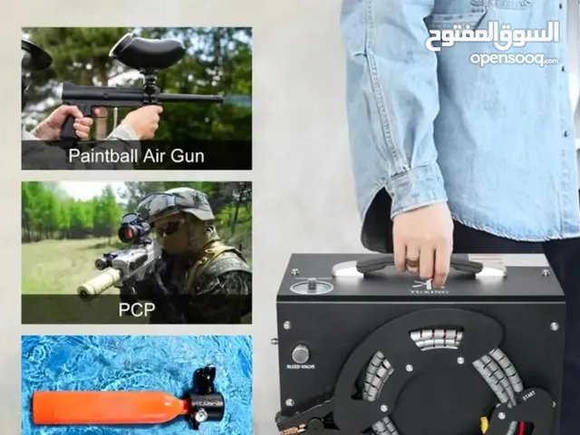 مكينة تعبئة بنادق الغاز pcp واصطوانات الغوص
