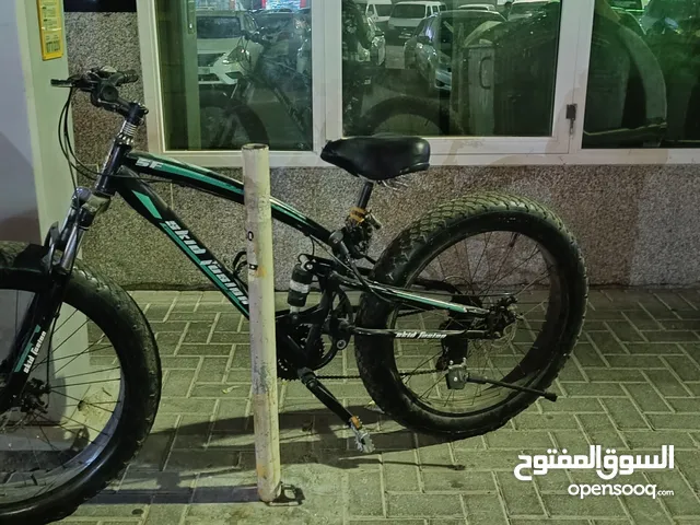 skid fusion26" Mountain Bike 7-Speed Fat Tire, Full Suspension, Dual Disc Brake, Bicycle, Beach Cru