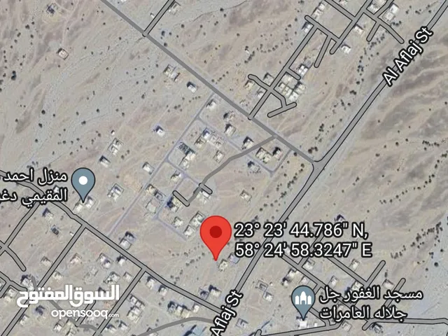 تم تخفيظ السعررر أرض للبيع في مدينة النهضة مربع 14/1 13 الف قرب جامع الغفور