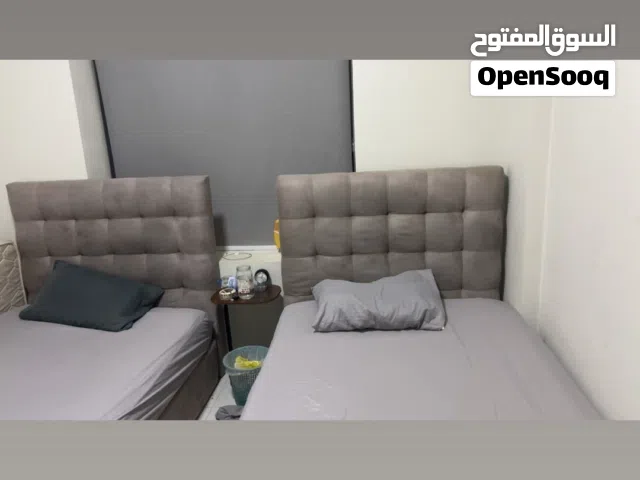 2 Twin Beds Extra-Wide + Mattresses (Great Condition!) bought from home center.