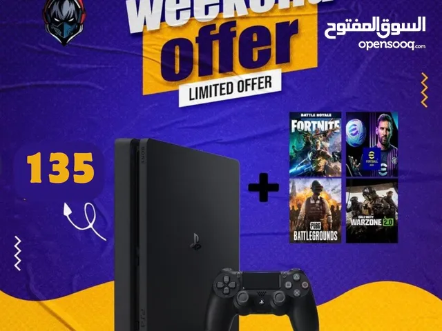 بلاي ستيشن 4 Ps4 Slim مستعمل و مكفول بافضل الاسعار