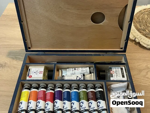 Van Gogh watercolor set +  Van gogh  oil colors set  + accessories