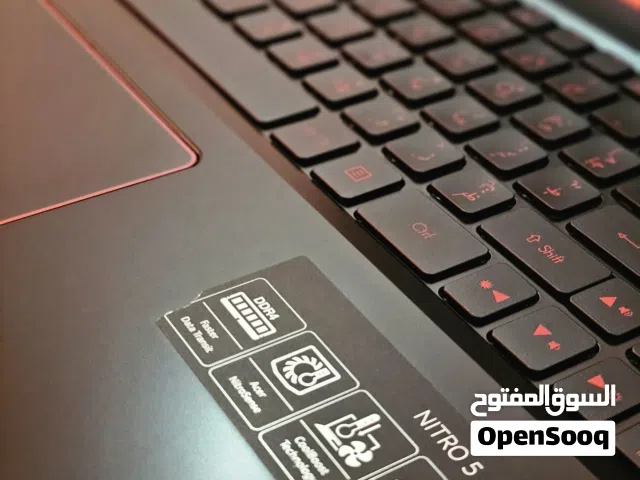 لابتوب Acer Nitro 5 Gaming للبيع حالة ممتازة وبسعر مناسب