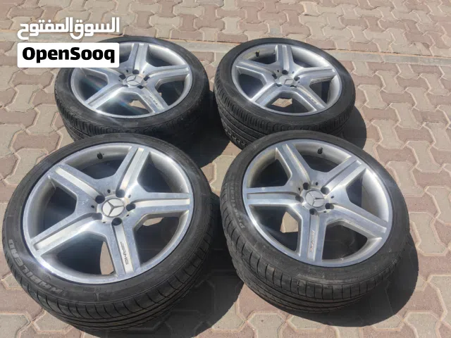 للبيع رنقات مرسيدس AMG حجم 19 عرضين وكاله مع الإطارات
