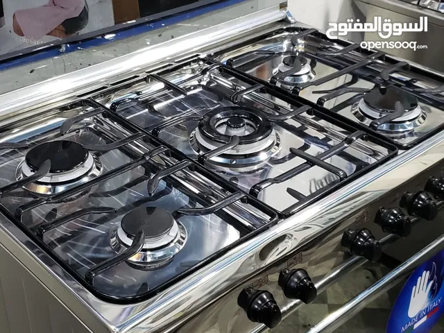 ارستن خمس عيون استيل شعله زرقاء اقتصادي حجم 90*60بضاعه شبه جديد صمام امان وكاله