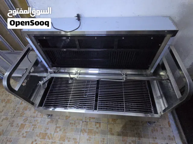 شواية  على الفحم  خروف بالكامل جديد لم تشتخدم مع ماطور  كهرباء للدوران