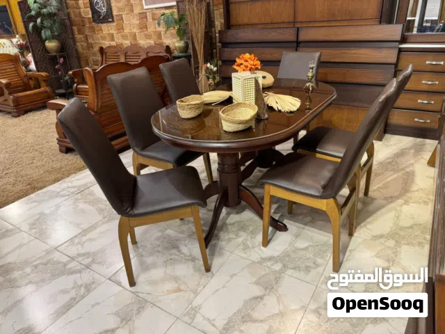 طاوله سفره 6 كراسي بحاله ممتازه