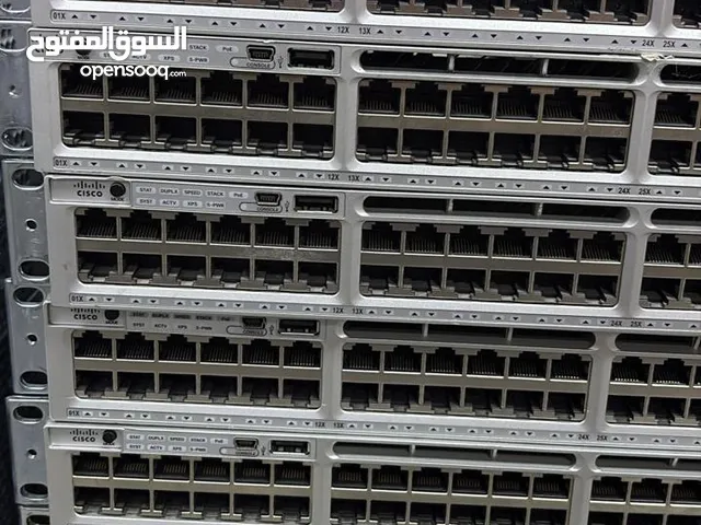 سيسكو سويتش 3850 switch cisco 3850 مستعمل يشبه الجديد استيراد ضمان سنه كامله