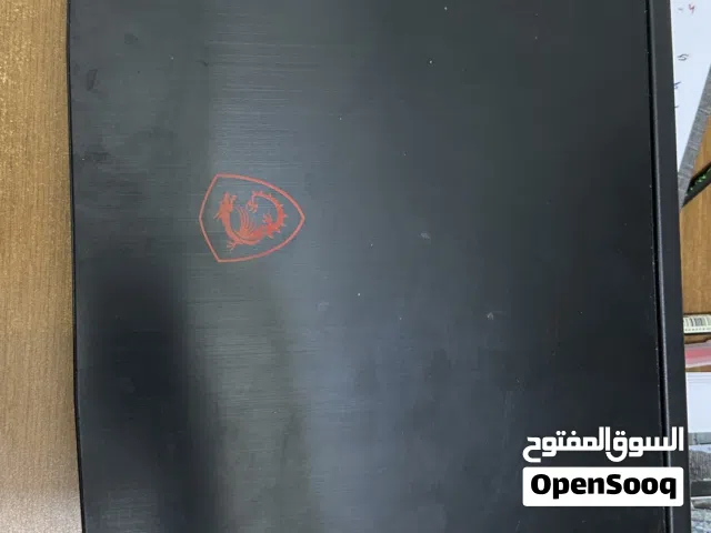 حاسبه msi جديده نضيفه ستعمال قليل