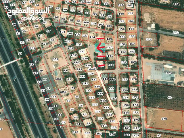 ارض للبيع سكنية من اراضي جنوب عمان القسطل رابع قطعة عن الشارع الرئيسي