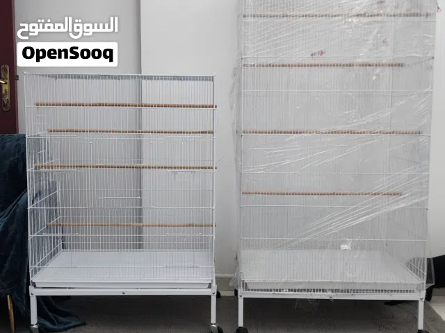 أقفاص كبيرة جديدة للببغاوات