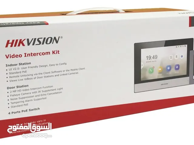 طقم إنتركم IP ذكي Hikvision DS-KIS602(B) – راحة، تحكم وأمان من أي مكان
