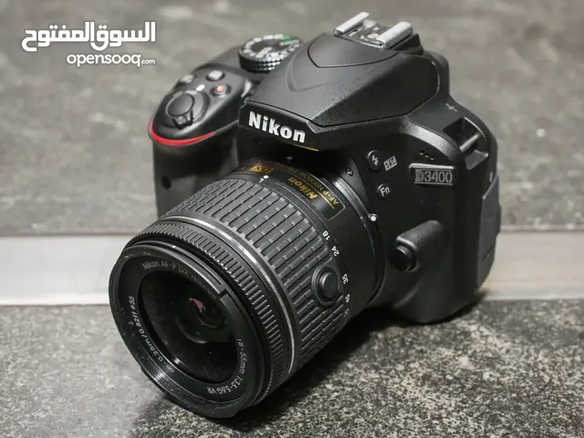 كاميرا نيكون d3400  مع عدستين + عدسة هدية