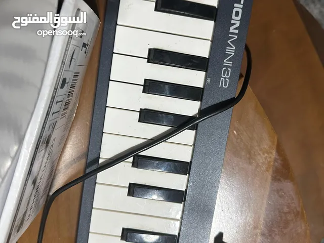 midi keyboard m audio keystationmini 32 32keys with connector usb شبه جديد ميدي كيبورد