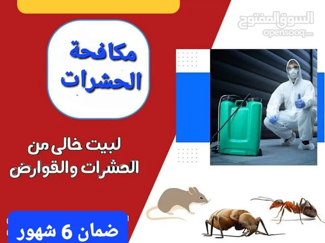 مكافحة الحشرات والزواحف والقوارض