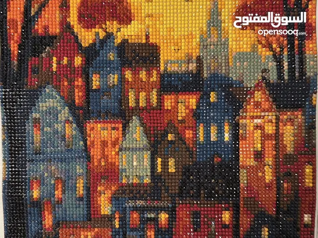 Hand made diamond paintings, sizes 30x40 and 40x40 cm