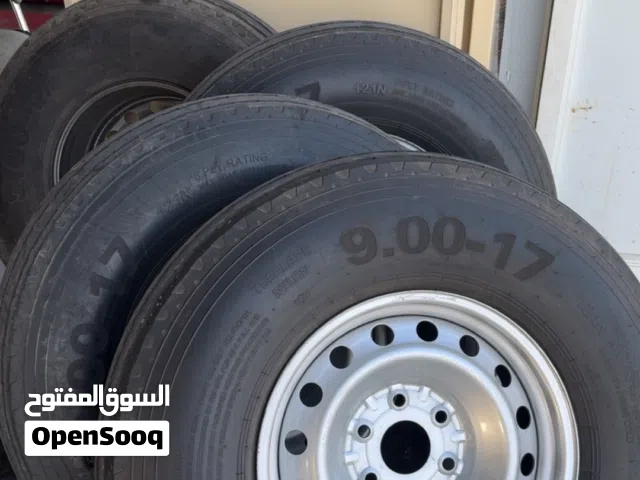 للبيع اربع رنقات شنابر 17 مع اربع تواير 900-17