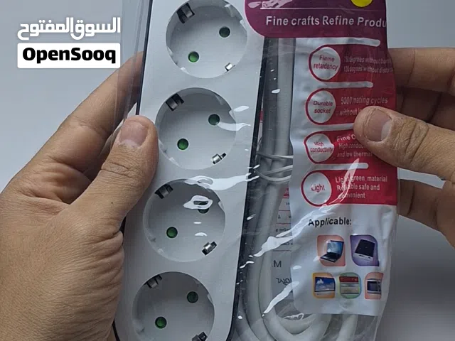 مشترك كهرباء قوي 2000W + منافذ USB