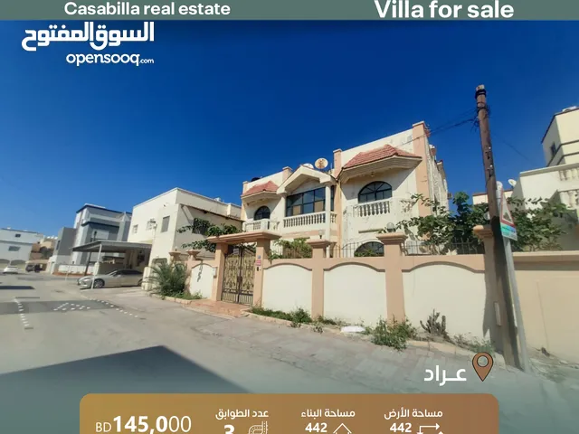 422m2 More than 6 bedrooms Villa for Sale in Muharraq Arad