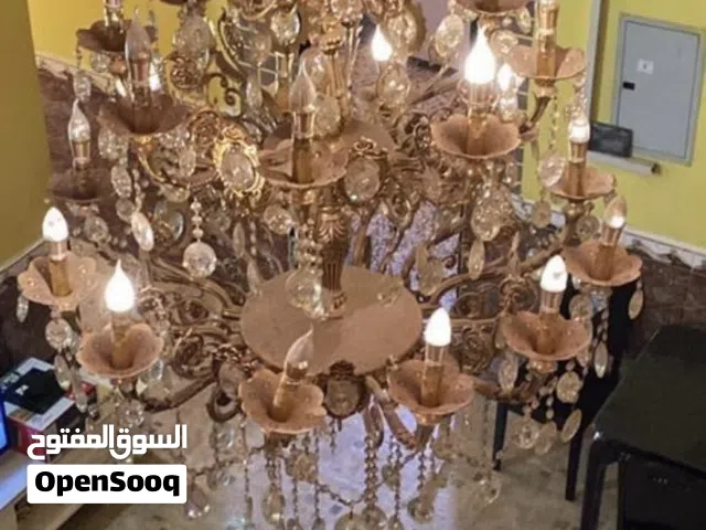 ثريا ثلاث طوابق ارتفاع 120 عرض 120 برونز 50 كلوب