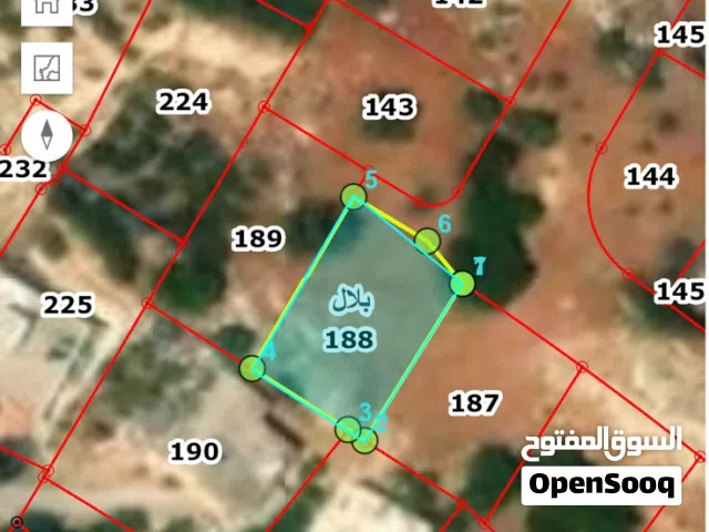 Residential Land for Sale in Amman Badr Jdedeh