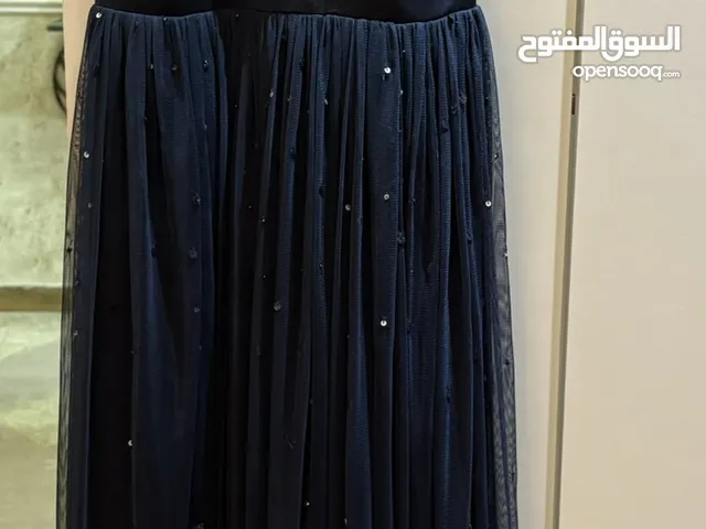 Elegant Navy Blue Evening Dress