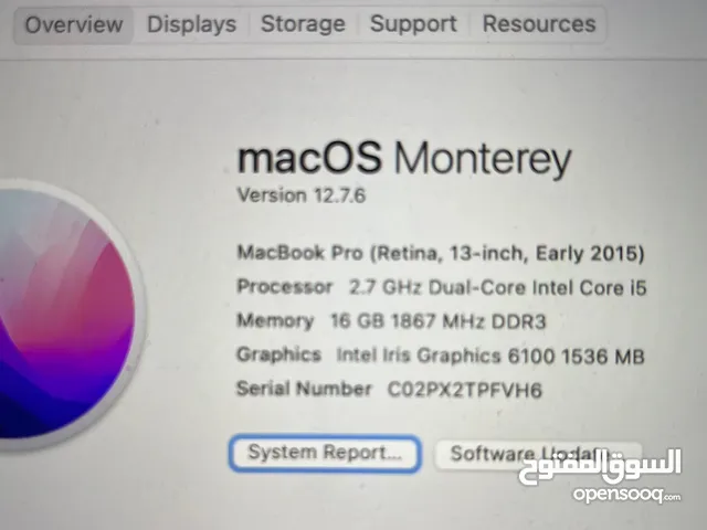 macOS Apple for sale in Amman