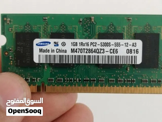 رامات لابتوب للبيع او التبديل ب رام DDR3 4GB  PC